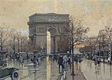 Famous Arc Paintings - The Arc de Triomphe, Paris